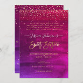 Save The Date Sweet sixteen, Écrit dans les étoiles (Devant / Derrière)