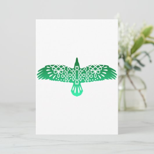 Save The Date Symbole celtique Corbeau Idée cadeau (Debout devant)