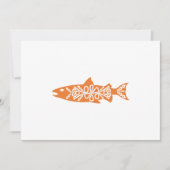 Save The Date Symbole celtique Saumon Saumon Poisson Océan Idée  (Devant)