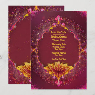 Save The Date Symphonie florale : Collection Élégance de mariage
