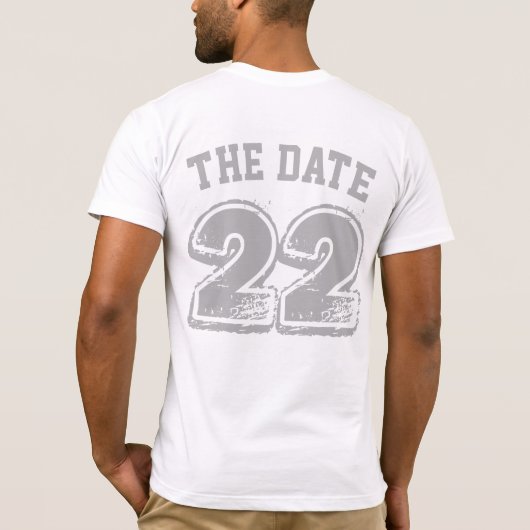 Save the Date T-Shirts (Achterkant)