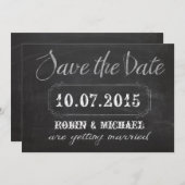 Save The Date Tableau de bord Enregistrer l'invitation Date (Devant / Derrière)