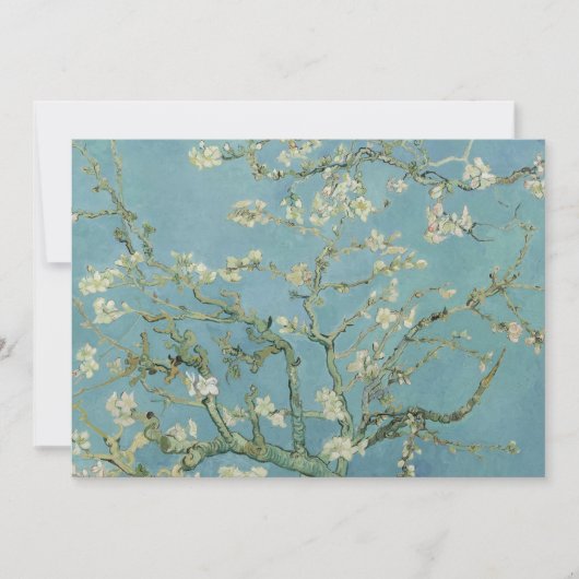 Save The Date Tableau des fleurs d'amandes de Van Gogh (Devant)