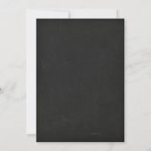 Save The Date Tableau noir Chalkboard Été Chaîne Lumière Enregis (Dos)