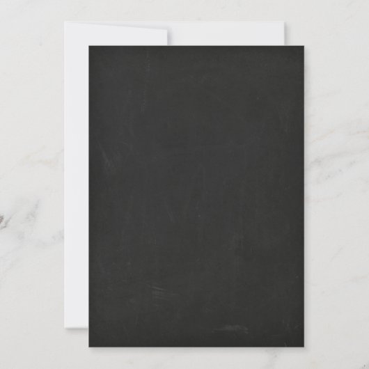 Save The Date Tableau noir Chalkboard Été Chaîne Lumière Enregis (Dos)