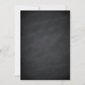 Save The Date Tableau Noir Mariage Inspiré De Chalkboard Enregis (Dos)