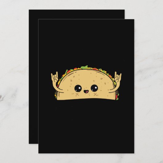 Save The Date Taco Bout It Taco Pun Cute Taco (Devant / Derrière)
