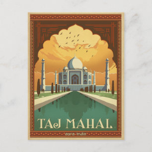 Save the date Taj Mahal, India Aankondigingskaart