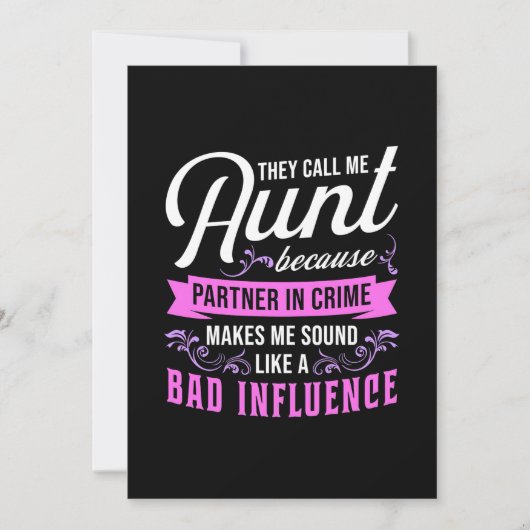 Save The Date Tante Et Mauvaise Influence (Devant)