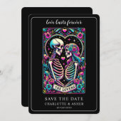 Save The Date Tarot Mariage Enregistrer plat (Devant / Derrière)