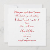 Save The Date Tea Party Cupcake & Chaise (Dos)