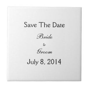 Save the date tegeltje