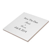 Save the date tegeltje (Zijkant)