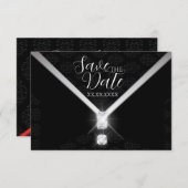 Save The Date Tenue de soirée Diamant Épingle du jour (Devant / Derrière)