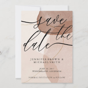 Save The Date Terracotta Boho Mariage Enregistrer Date Photo per