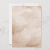 Save The Date Terracotta Burgundy Mauve Floral Mariage géométriq (Dos)