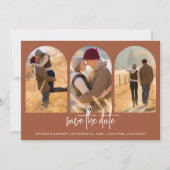 Save The Date Terracotta moderne (Devant)