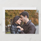 Save The Date Terracotta Pampas Floral Photo Mariage de automne (Dos)