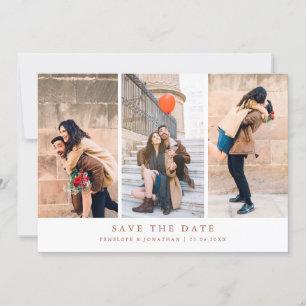 Save The Date Terracotta Rustic Floral Fall Fleur sauvage Photo