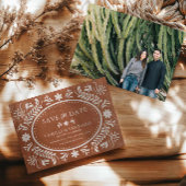 Save The Date Terracotta Talavera Photo Enregistrer la date