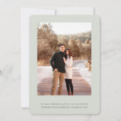 Save The Date Terre Automne Florale Photo Enregistrer La Date (Dos)