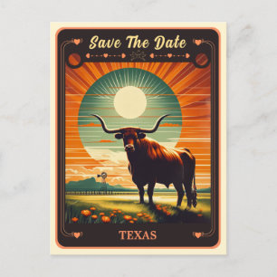 Save the date   Texas Invitation Briefkaart