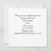 Save The Date Texas Pêche Mariage Date à retenir (Dos)