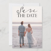 Save The Date Texte de l'image du couple Enregistrer la date (Devant)