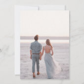 Save The Date Texte de l'image du couple Enregistrer la date (Dos)