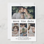 Save The Date Texte de machine à écrire simple Enregistrer la da (Devant)