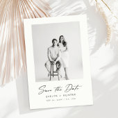 Save The Date Texte et photo élégants classiques | Mariage moder