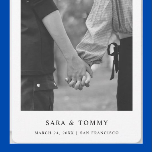 Save The Date Texte et photo simple et élégant | MARIAGE