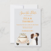 Save The Date Texte moderne de souci mignon (Devant)