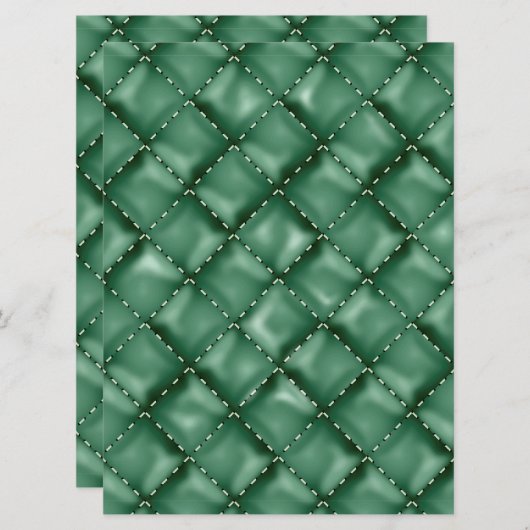 Save The Date Texture en cuir brillant 3 (Devant / Derrière)