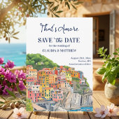 Save The Date That's Amore Italian Riviera Elegant