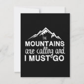 Save The Date The Mountains Are Calling And I Must Go (Devant)
