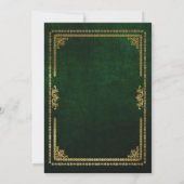 Save The Date Thème de couverture de livre de conte de fées rust (Dos)