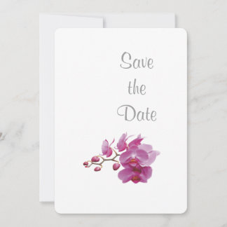 Save The Date Thème de mariage Orchidée Jour J Enregistrez la da