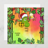 Save The Date Thème de Noël de Pickleball (Devant / Derrière)