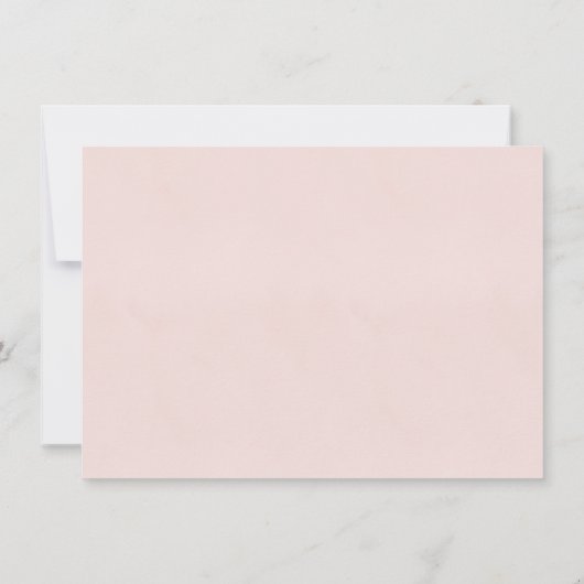 Save The Date Thème fleur sauvage (Dos)