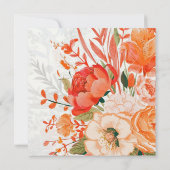 Save The Date Thème Mariage Abstrait Forme Aquarelle (Dos)