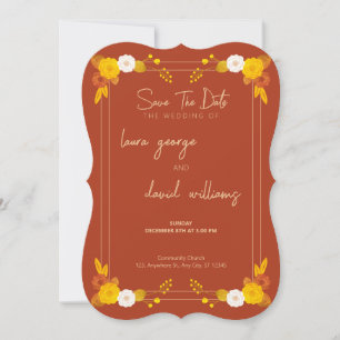 Save The Date Thème Mariage classique