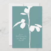 Save The Date Tige de rose (Dos)