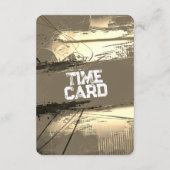 Save The Date Time Fitness Card with Gold Backing (Dos)