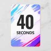 Save The Date Time Fitness Card with Purple Backing (Devant)