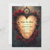 Save The Date Timeless Love –Victorian Gothic Wedding Collection (Devant)