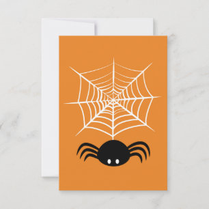 Save The Date Toile d'araignée Halloween 