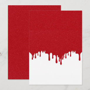 Save The Date Tomate Rouge Goutte Personnalisable Enregistrer la