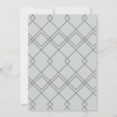 Save The Date Topographie moderne Dusty Blue Mariage Photo (Dos)