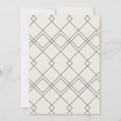 Save The Date Topographie moderne Photo Mariage (Dos)